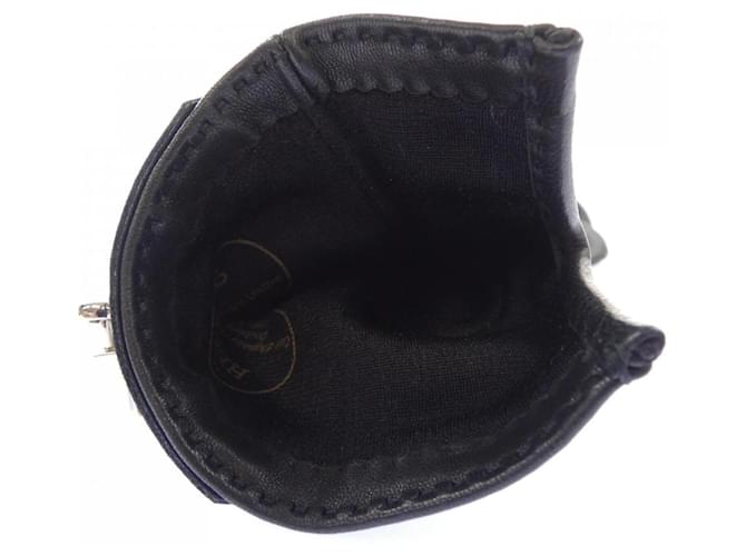 Hermès Hermes HOMMAGE Warme Handschuhe Schwarz - Ansicht 4