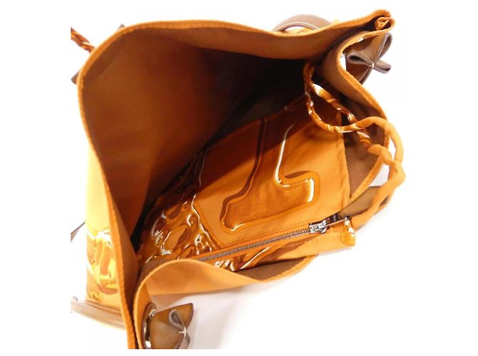 Hermès Borsa a tracolla Hermes VIF ARGENT Silky City PM Rosso Arancione - vista 8