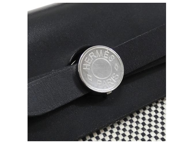Hermès Borsa Hermes Herbag Zip PM Nero Crudo - vista 4
