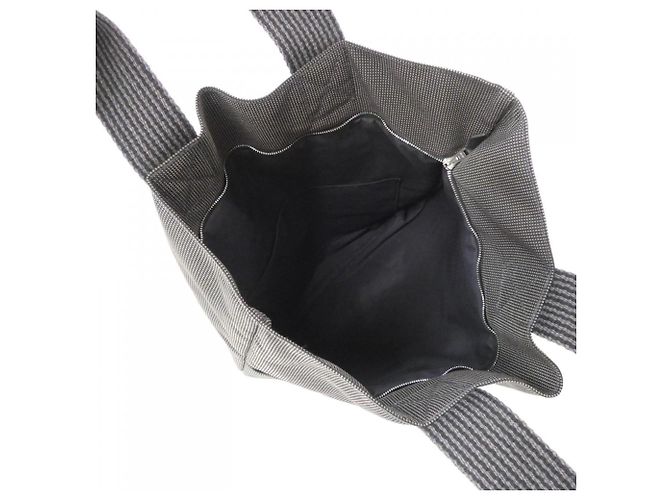 Hermès Herline Cabas Handtasche Schwarz - Ansicht 6
