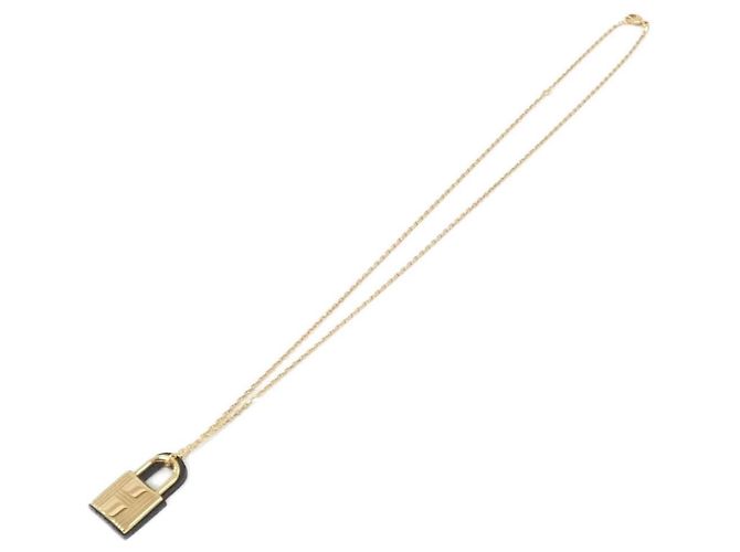 Hermès Collar Hermes O'Kelly PM Negro Dorado - vista 2