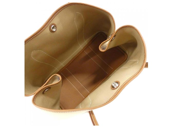 Hermès Borsa Hermes Garden Party 36cm D'oro - vista 6