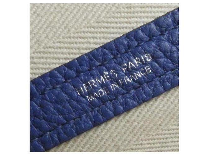 Hermès Borsa Hermes Garden Party 36cm Blu - vista 10