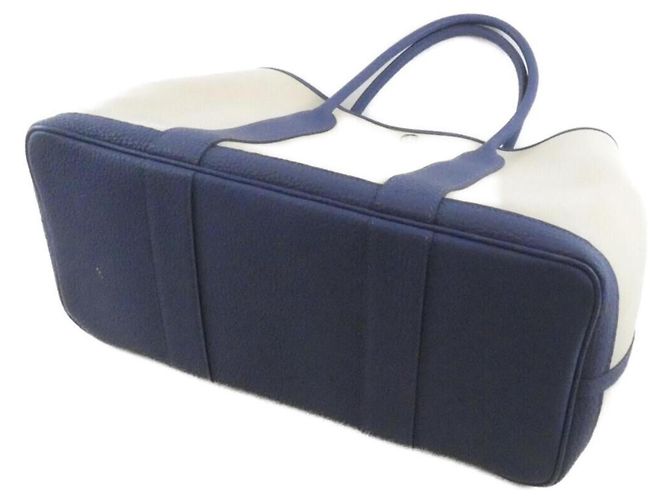 Hermès Borsa Hermes Garden Party 36cm Blu - vista 2