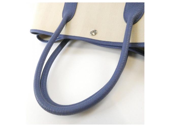 Hermès Borsa Hermes Garden Party 36cm Blu - vista 7