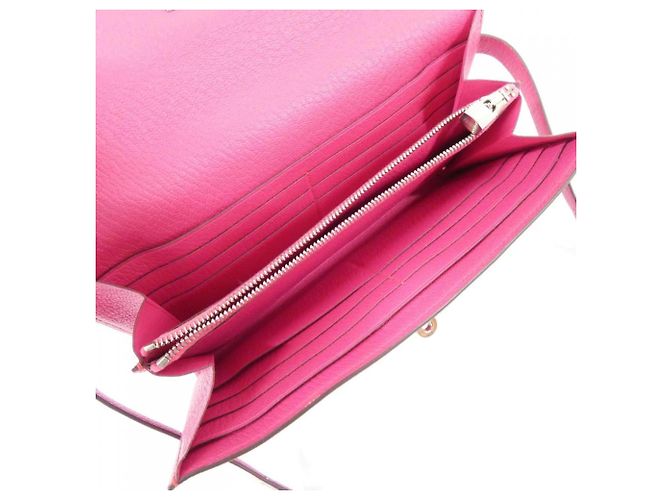 Hermès Hermes Kelly Classic Long Wallet Pink - Ansicht 5