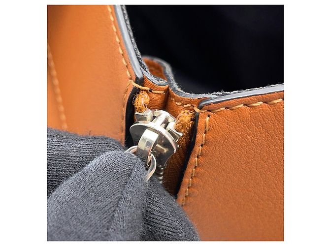 Borsa a mano in pelle Loewe Hammock Small Marrone - vista 14