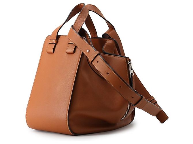 Borsa a mano in pelle Loewe Hammock Small Marrone - vista 2