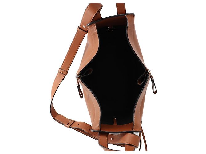 Borsa a mano in pelle Loewe Hammock Small Marrone - vista 6