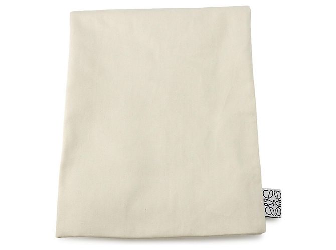 Borsa Tote Loewe Anagram Small in jacquard e pelle di vitello - vista 12