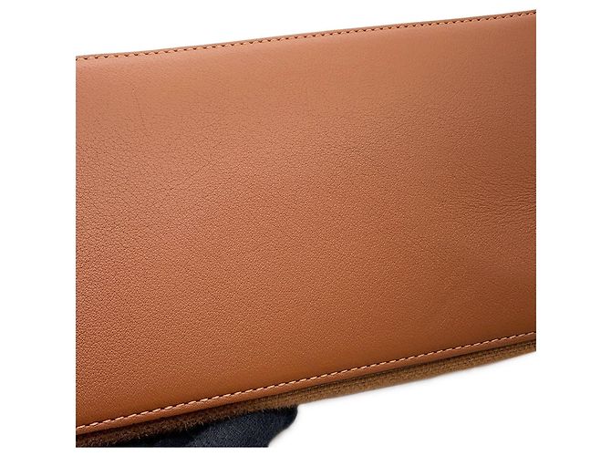 Borsa Tote Loewe Anagram Small in jacquard e pelle di vitello - vista 7