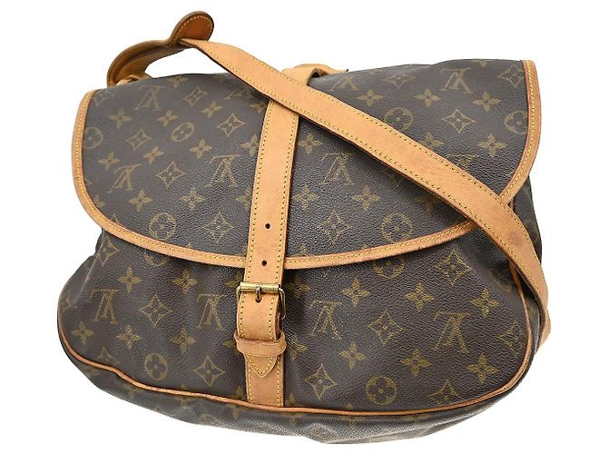 Louis Vuitton Saumur Monogram Canvas BB Marrone - vista 2