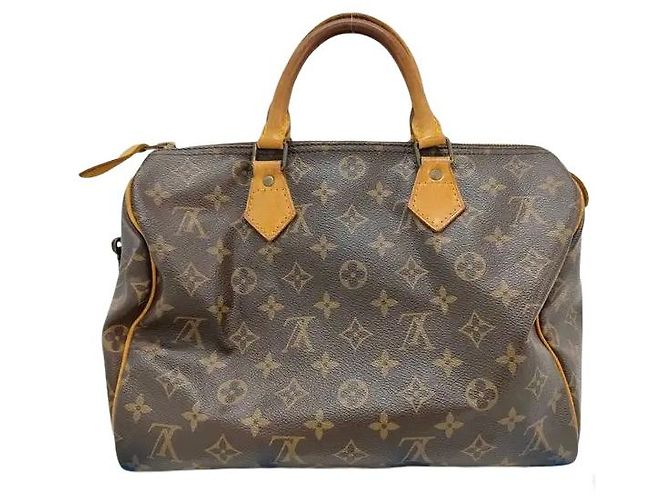 Louis Vuitton Speedy Monogram Canvas 30 Marrone - vista 2