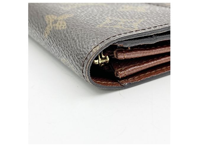 Portafoglio Sarah Louis Vuitton Monogram Canvas Marrone - vista 4