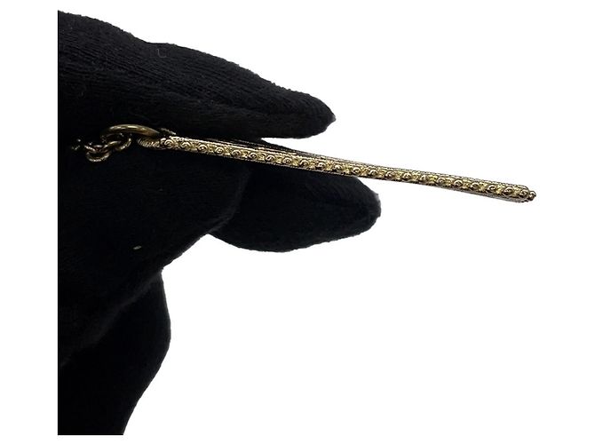 Collar Chanel con el logo Coco Dorado - vista 6