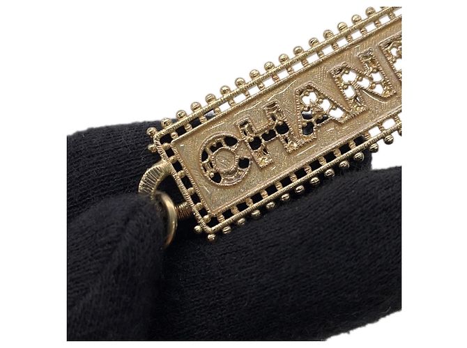 Collar Chanel con el logo Coco Dorado - vista 7