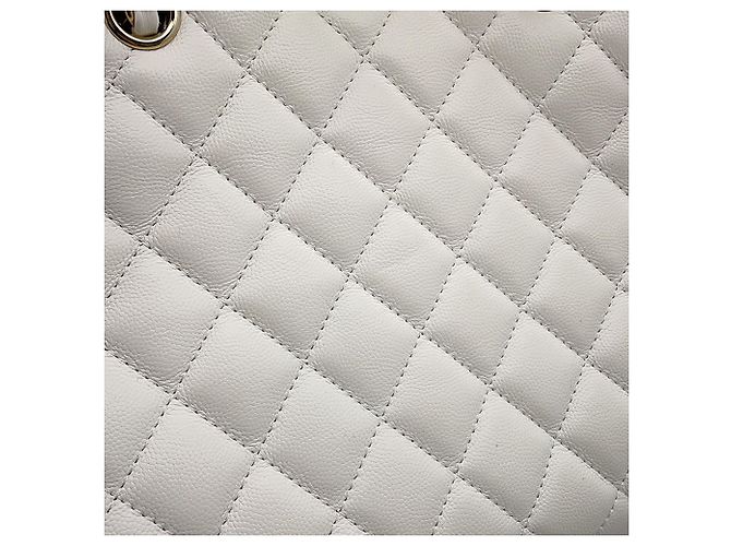 Borsa Tote Chanel Matelassé Chain Bianco - vista 7