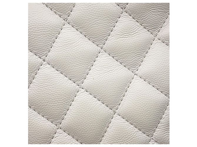 Borsa Tote Chanel Matelassé Chain Bianco - vista 8