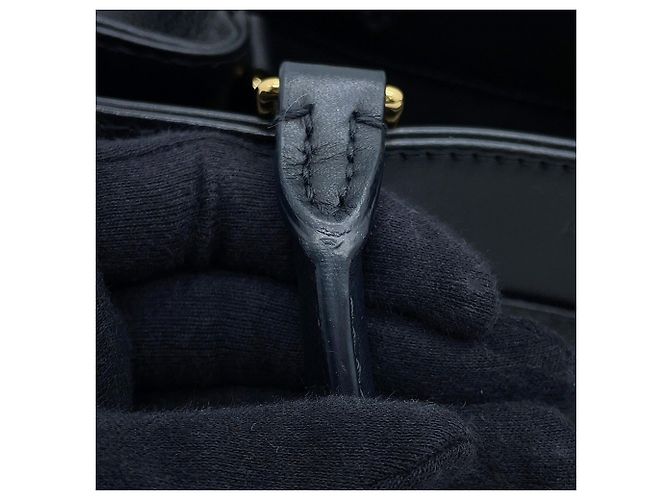 Borsa Louis Vuitton Monogram Empreinte Avenue PM Nero - vista 11