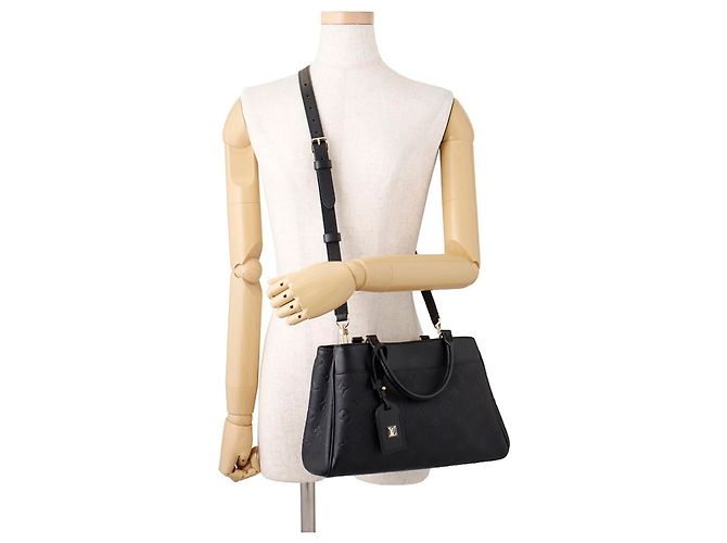 Borsa Louis Vuitton Monogram Empreinte Avenue PM Nero - vista 5