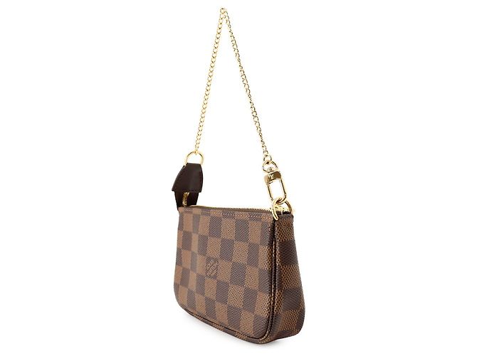 Louis Vuitton Damier Ebene Mini Pochette Accessoires Rosso - vista 2