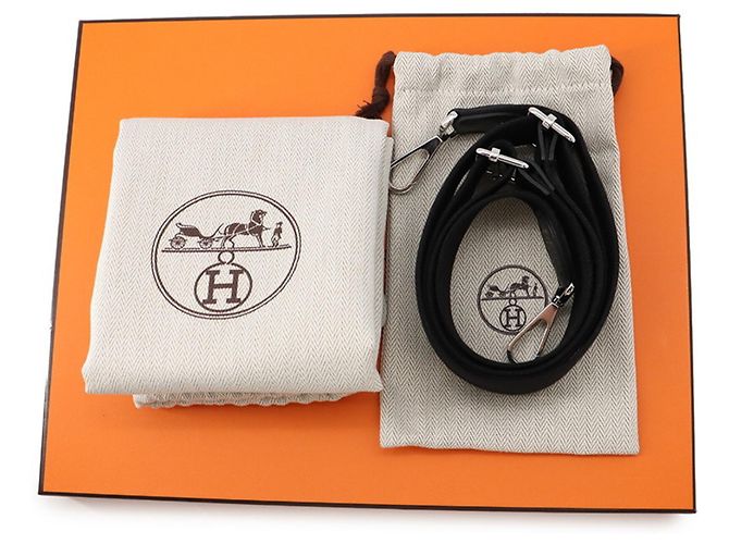 Hermès Borsa a tracolla Hermes Evelyne 3 Nero - vista 13