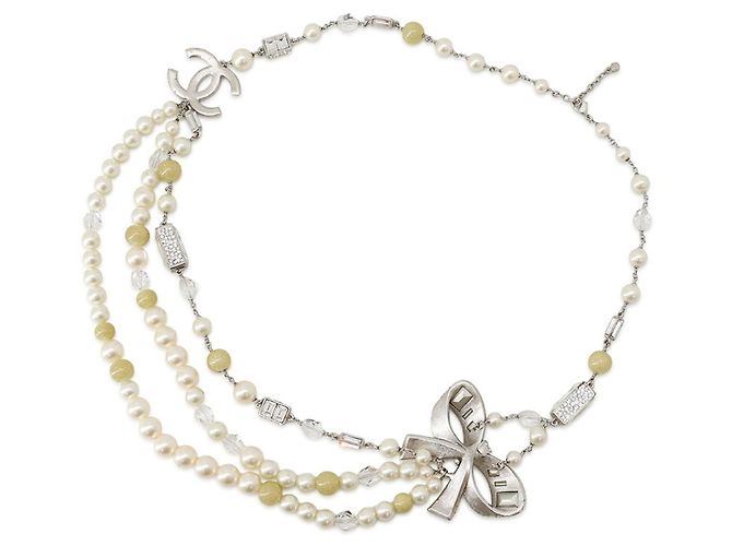 Collana Chanel Maison Coco Mark Ribbon Motif - vista 3