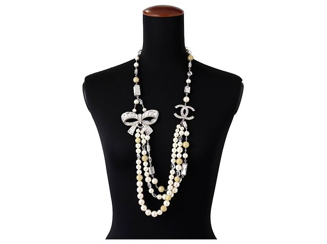 Collana Chanel Maison Coco Mark Ribbon Motif - vista 4