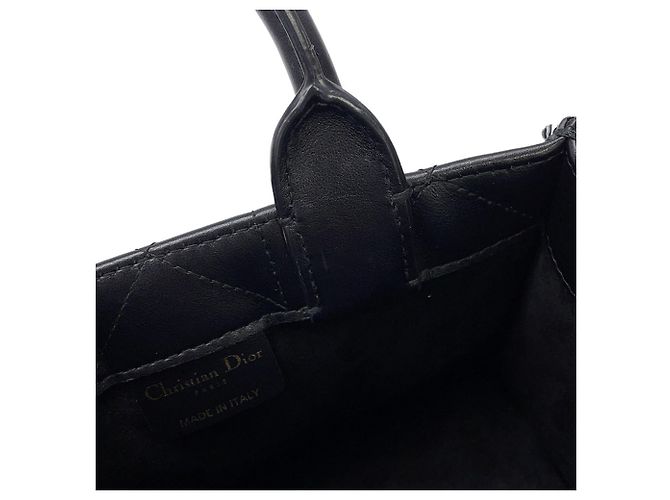 Borsa in pelle nera Christian Dior Nero - vista 11