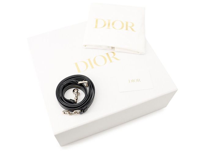 Borsa in pelle nera Christian Dior Nero - vista 17