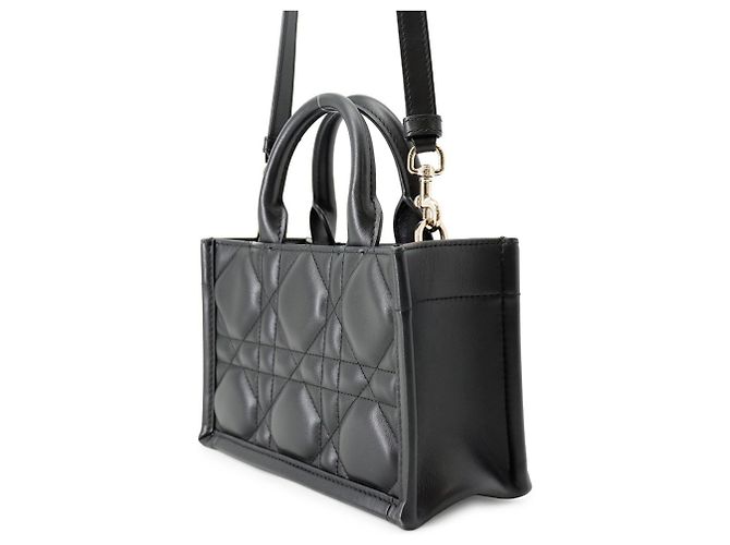 Borsa in pelle nera Christian Dior Nero - vista 2