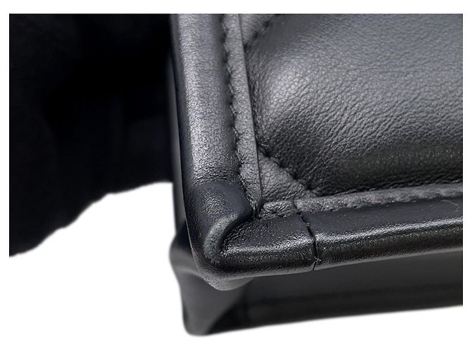 Borsa in pelle nera Christian Dior Nero - vista 7