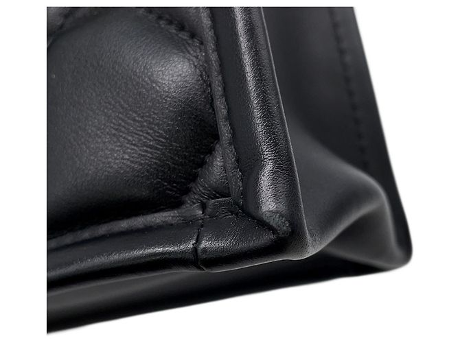 Borsa in pelle nera Christian Dior Nero - vista 8