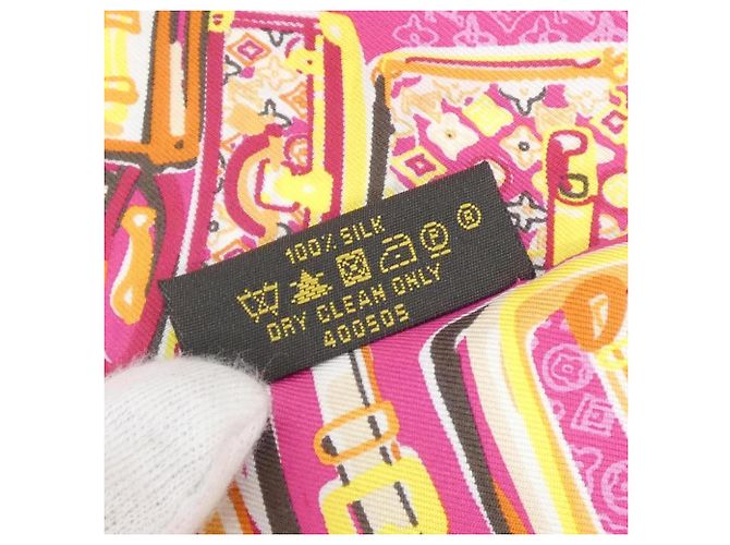 Bandeau Louis Vuitton Monogram M74566 Sciarpa Giallo - vista 3