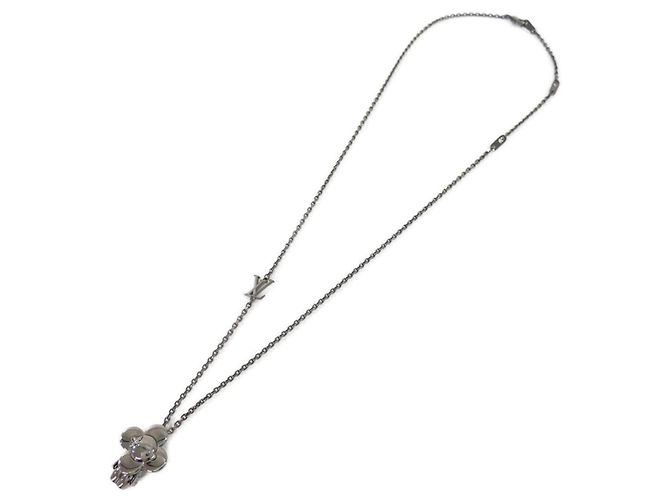 Collana con pendente Louis Vuitton Vivienne M00831 Metallico - vista 2