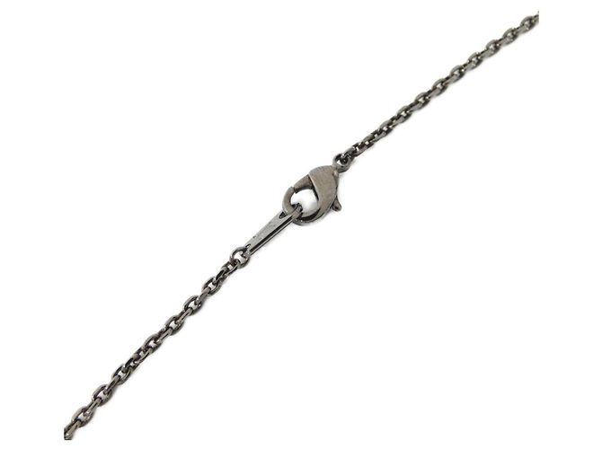 Collana con pendente Louis Vuitton Vivienne M00831 Metallico - vista 4