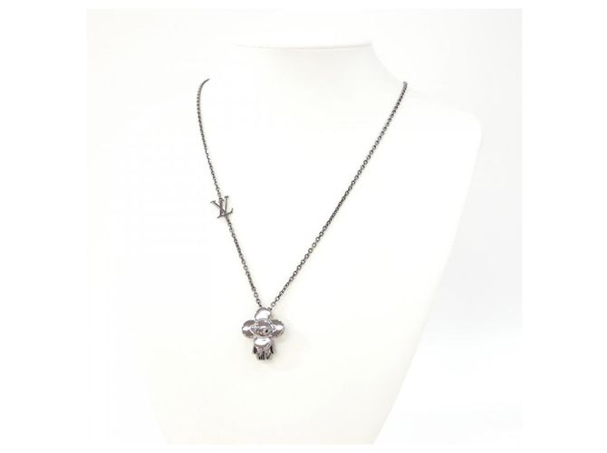 Collana con pendente Louis Vuitton Vivienne M00831 Metallico - vista 5