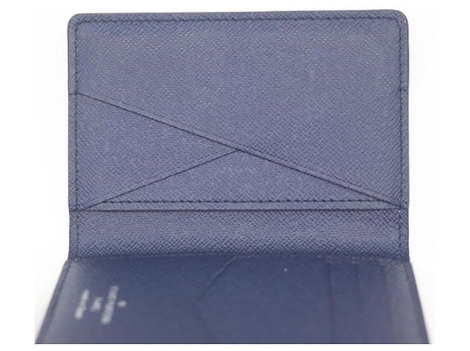 Louis Vuitton Monogram Watercolor Kartenetui Weiß Blau Monogramm - Ansicht 7