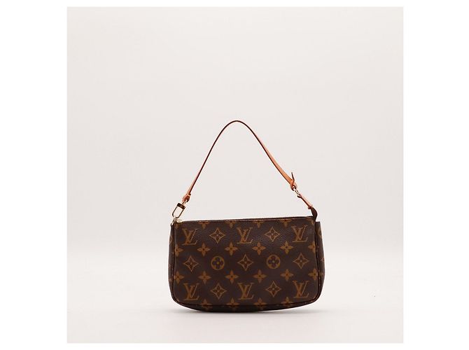 Organizer Louis Vuitton Pochette Accessoires Monogram Marrone Monogramma - vista 3