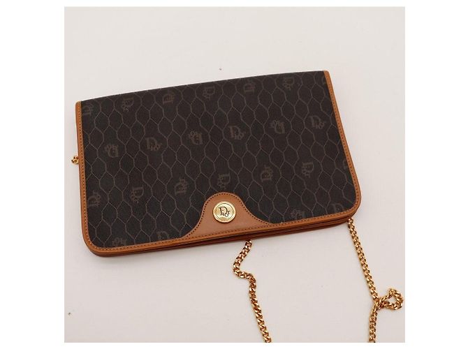 Christian Dior Monogram Schultertasche Braun - Ansicht 6