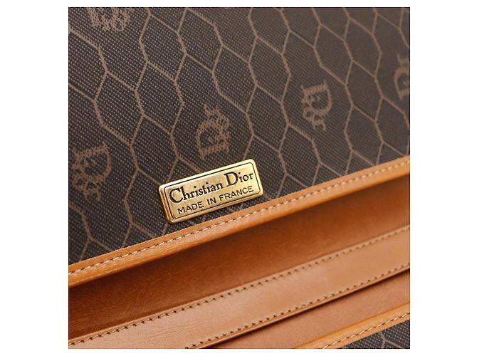 Christian Dior Monogram Schultertasche Braun - Ansicht 8