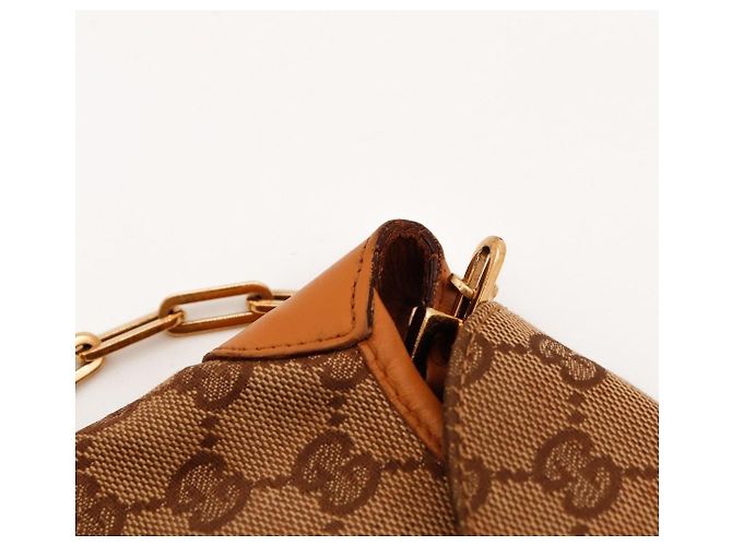 Borsa a tracolla Gucci GG Monogram Marrone Monogramma - vista 10