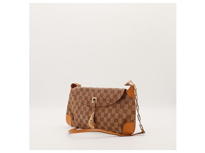 Borsa a tracolla Gucci GG Monogram Marrone Monogramma - vista 2
