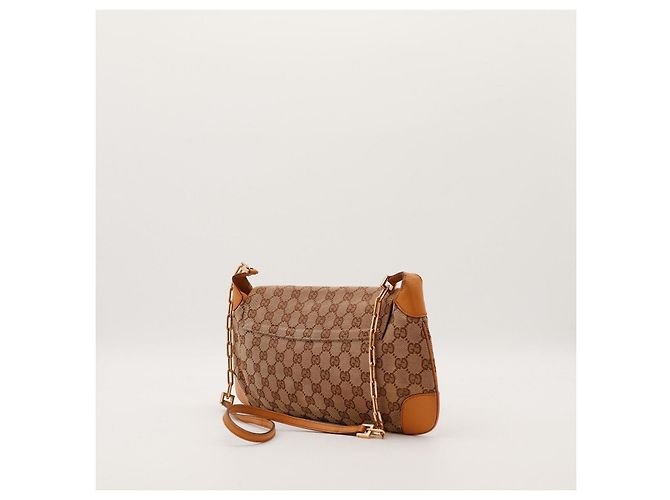 Borsa a tracolla Gucci GG Monogram Marrone Monogramma - vista 4