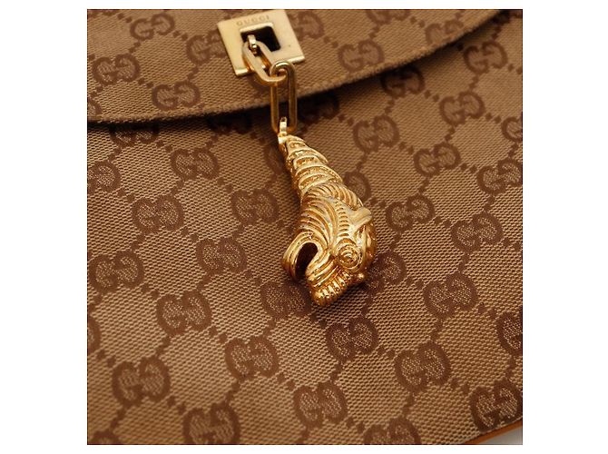 Borsa a tracolla Gucci GG Monogram Marrone Monogramma - vista 7