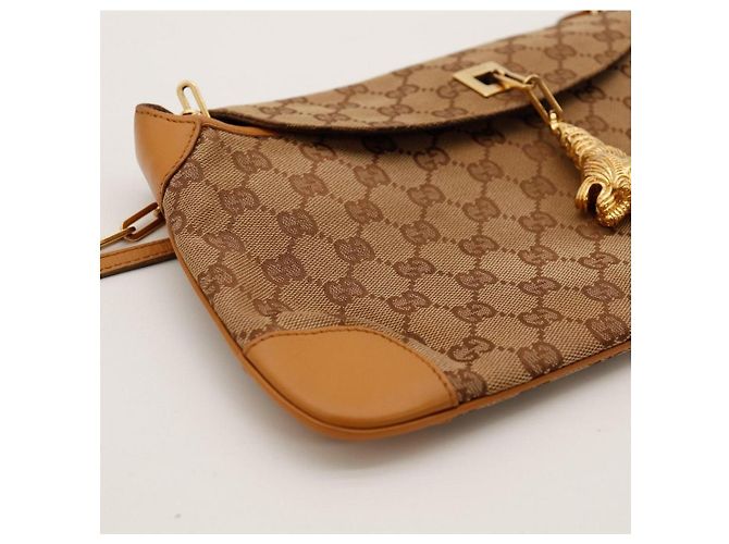Borsa a tracolla Gucci GG Monogram Marrone Monogramma - vista 9