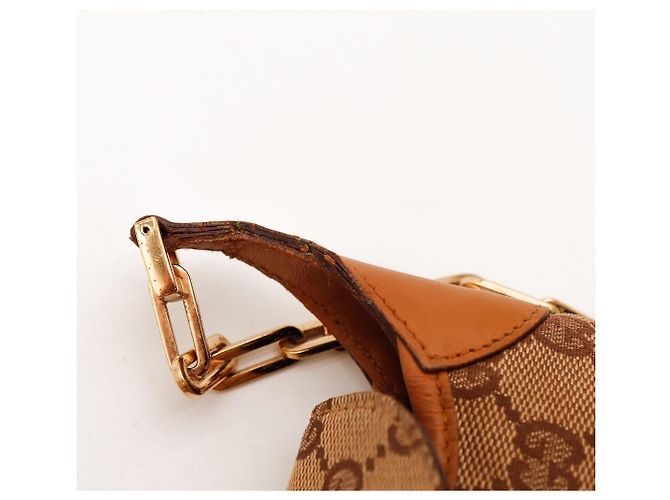 Borsa a tracolla in tela Monogram Gucci Marrone Monogramma - vista 9