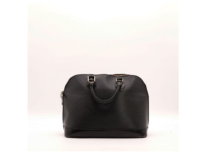 Borsa Louis Vuitton Alma BB Epi Leather Nero - vista 3