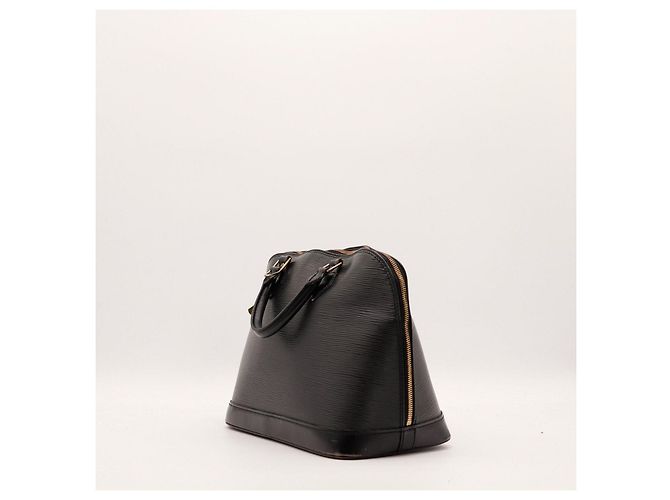 Borsa Louis Vuitton Alma BB Epi Leather Nero - vista 4
