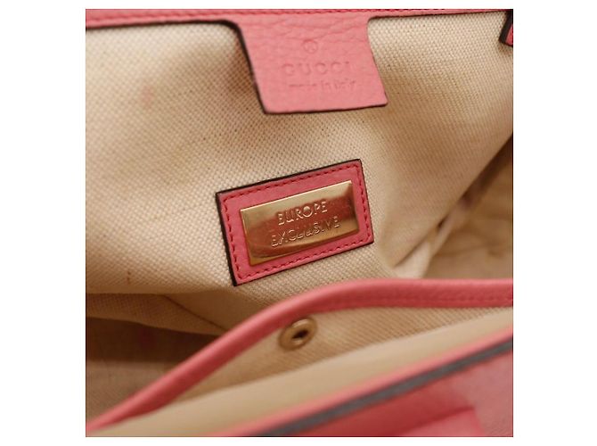 Borsa piccola a manico Gucci Bamboo Shopper Rosa - vista 10